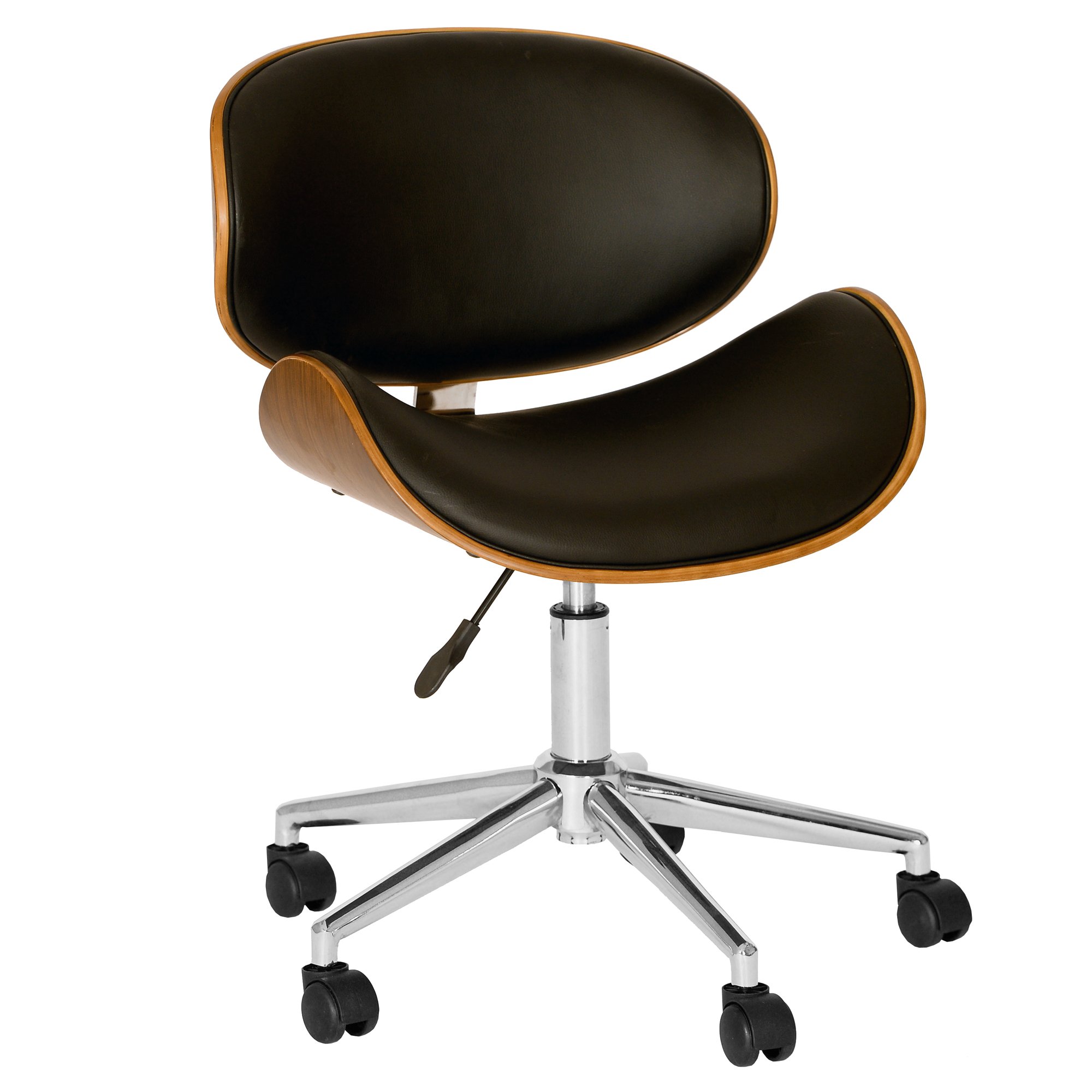 Black Faux Leather Office Chai - đánh giá và giá Furniture Chairs For Office