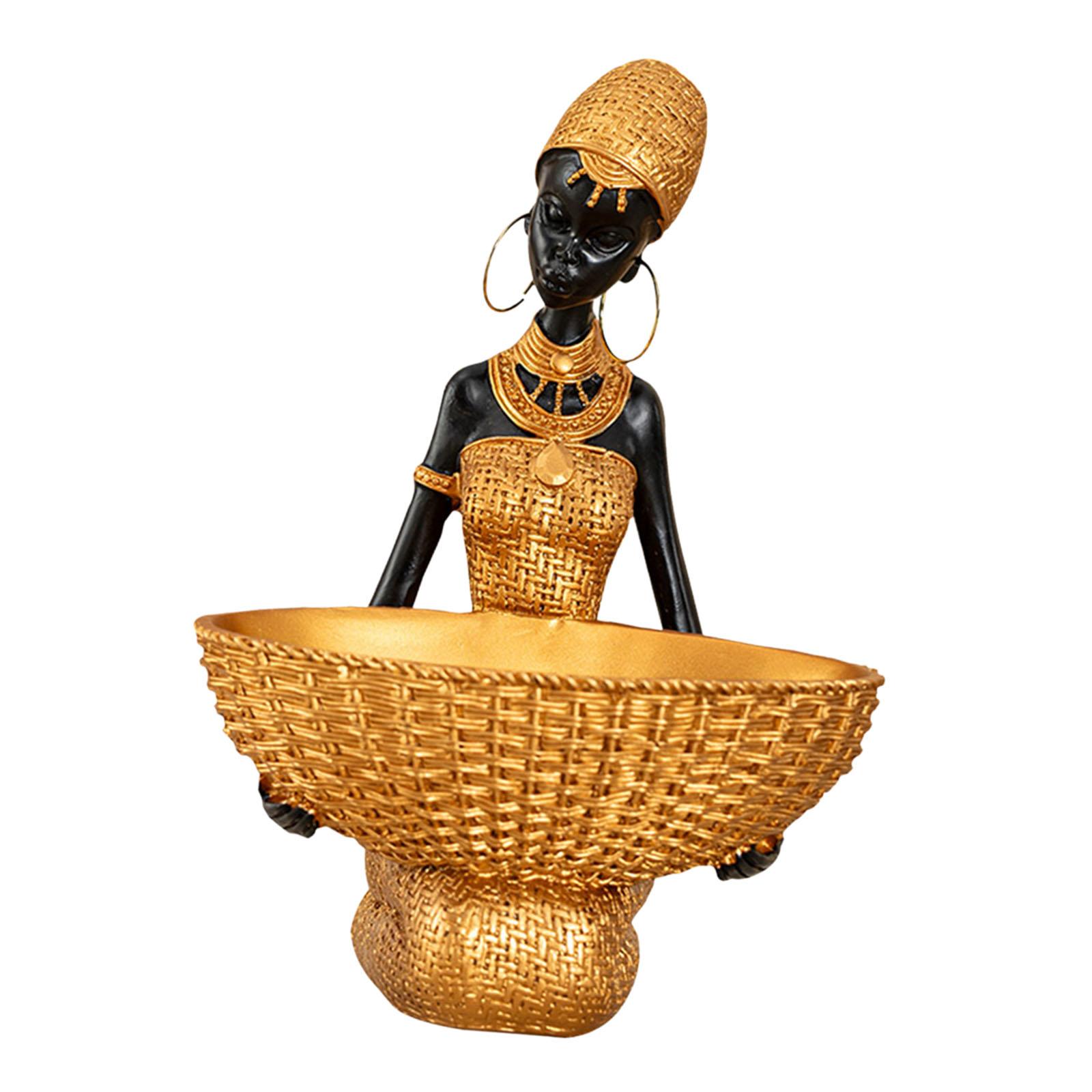 Luxury African Woman Statue Re - đánh giá và giá Cubicle Shelf Organizer