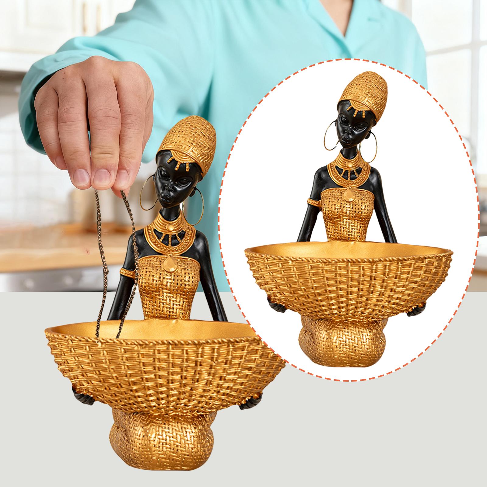 Luxury African Woman Statue Re - đánh giá và giá Cubicle Shelf Organizer