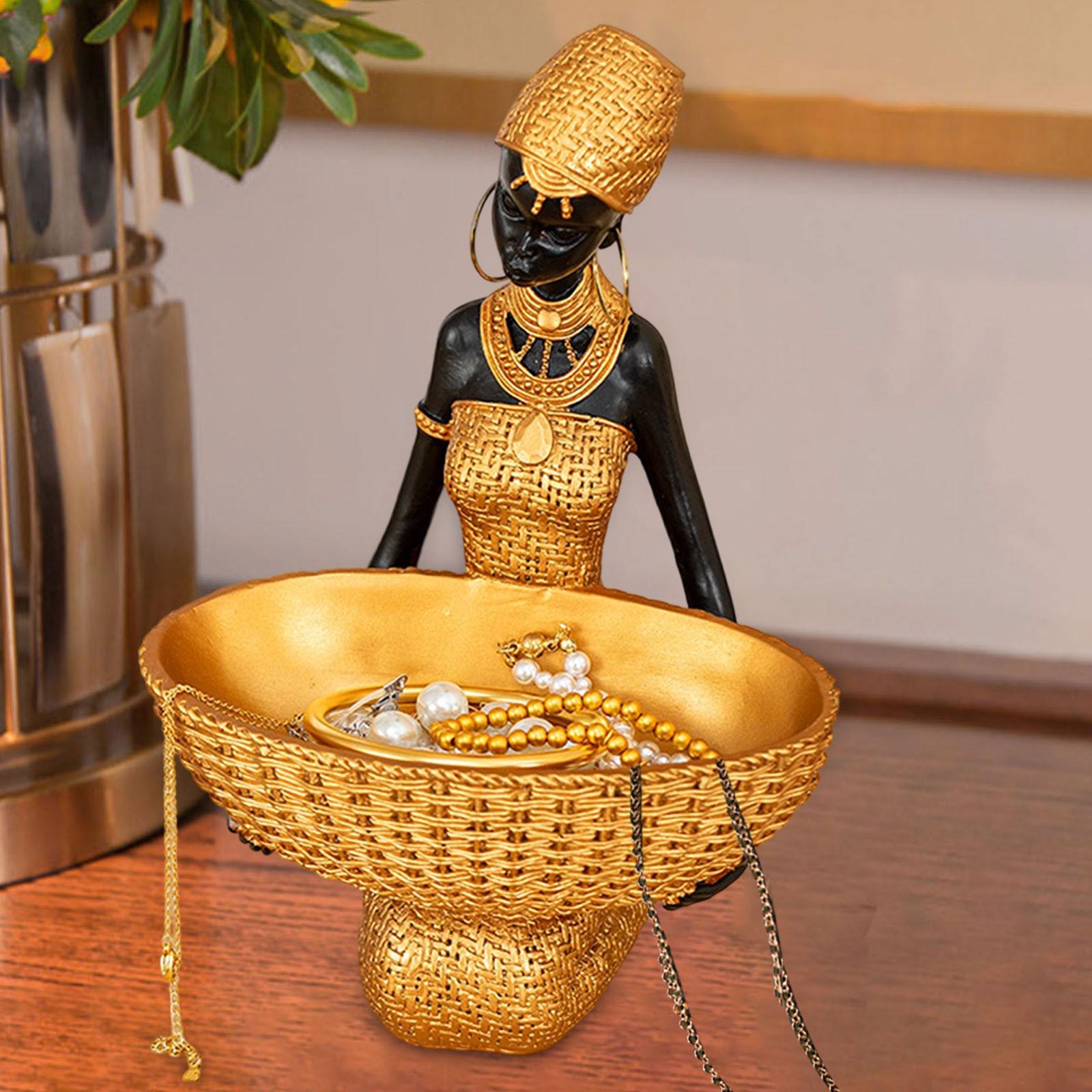 Luxury African Woman Statue Re - đánh giá và giá Cubicle Shelf Organizer