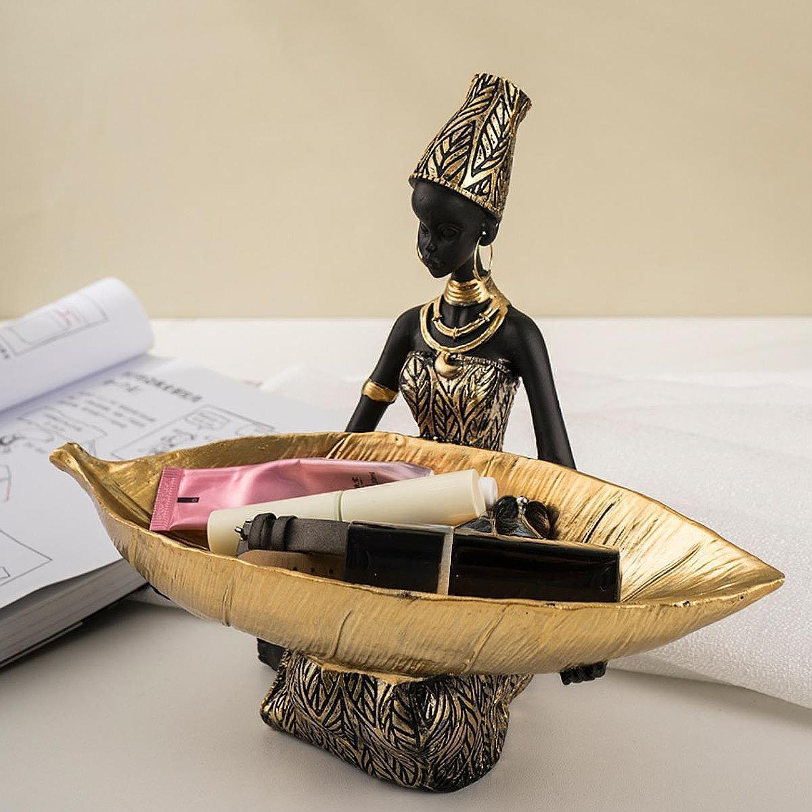 Resin Ornament African Woman S - đánh giá và giá Cubicle Shelf Organizer