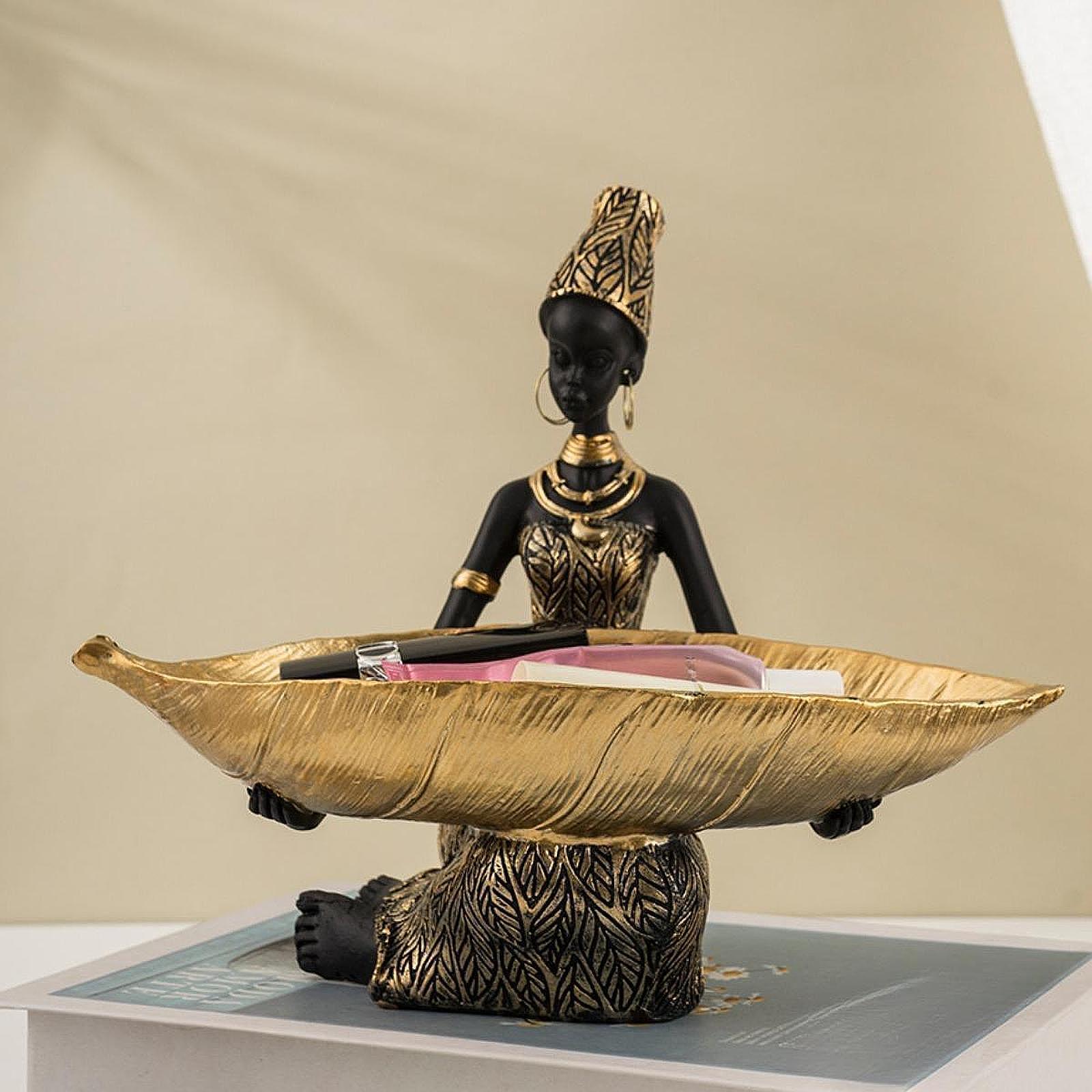 Resin Ornament African Woman S - đánh giá và giá Cubicle Shelf Organizer