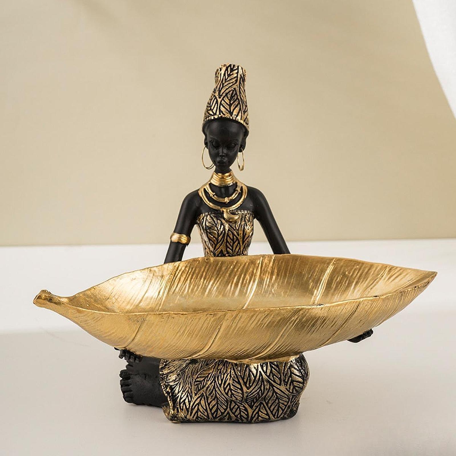 Resin Ornament African Woman S - đánh giá và giá Cubicle Shelf Organizer