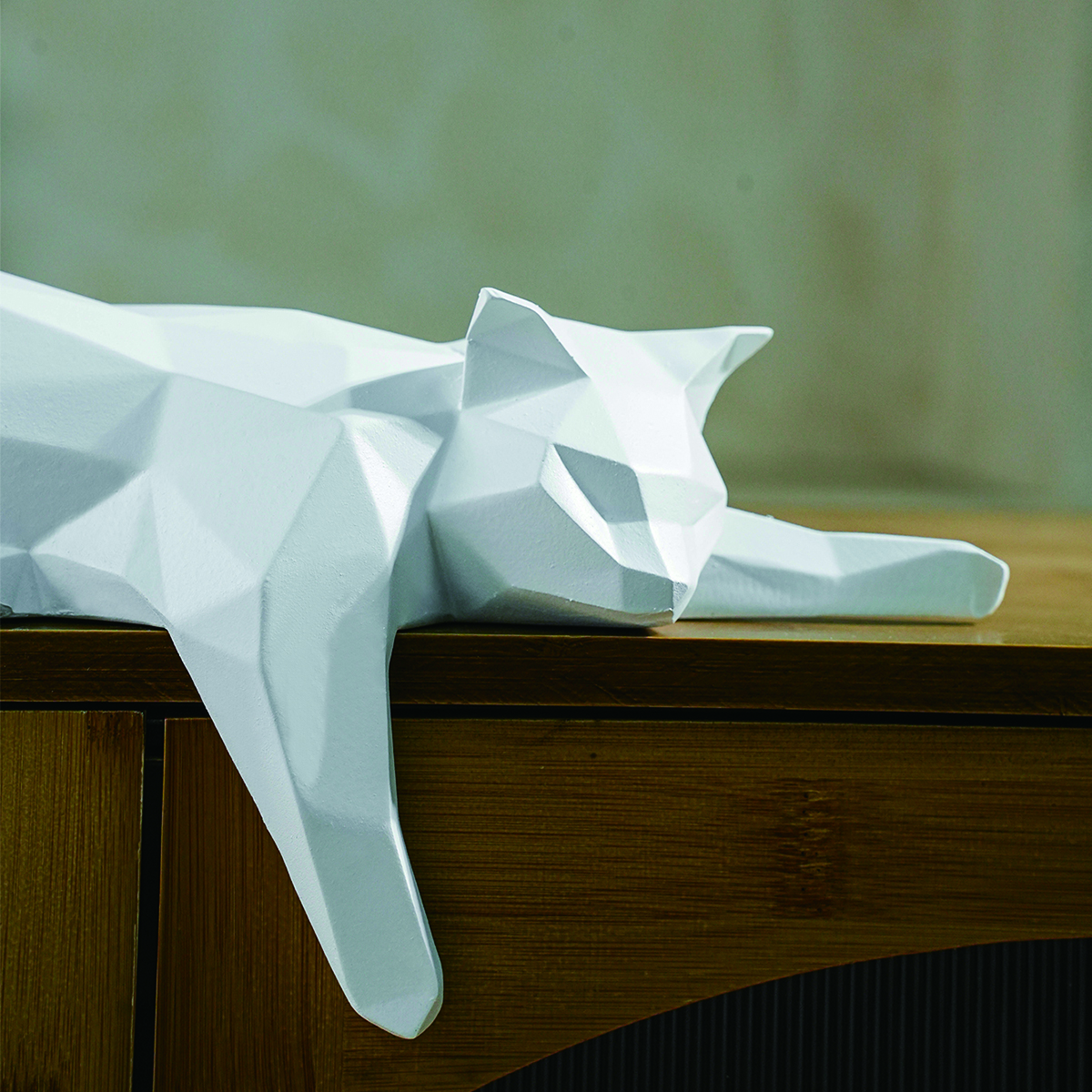 White Black Cat Statue - Geome - đánh giá và giá Cubicle Shelf Organizer